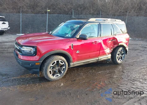2021 Ford Bronco Sport Outer Banks z USA, uszkodzony, nr VIN 3FMCR9C68MRA76834